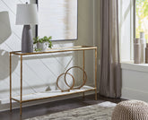 Orleans Furniture - Ashley Furniture - Ryandale Console Sofa Table - Console Sofa Table / Antique Brass Finish - A4000443